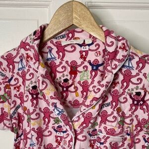 Roberta Roller Rabbit Limited Edition Boston Monkey Pajamas Pink Women’s XS